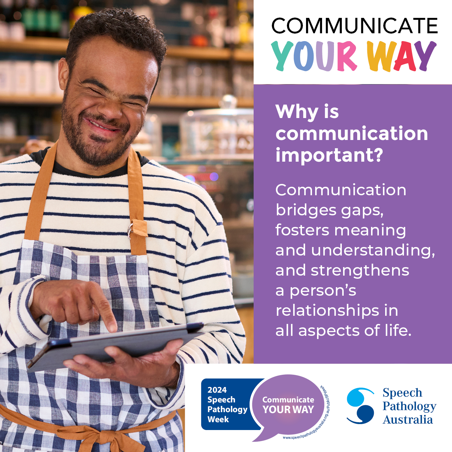 Communicate your way this Speech Pathology Week 2024