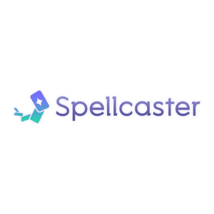Spellcaster Education logo, including a line of cards in a curved line and teal to purple gradient, the top card with a sparkle in it. Click to go to Spellcaster Education's website.