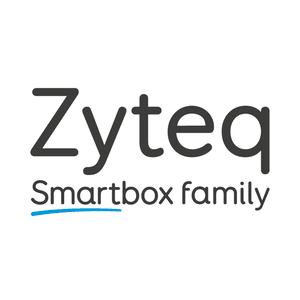Zyteq logo including text reading "Smartbox Family", a blue line underlining "Smart". Click to go Zyteq's website. 